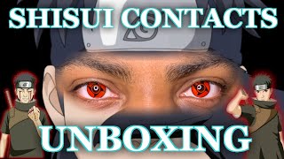 SHISUI SHARINGAN CONTACTS UNBOXING [upl. by Anaher938]