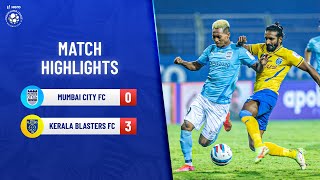 Highlights  Mumbai City FC vs Kerala Blasters FC  Match 35  Hero ISL 202122 [upl. by Apfelstadt]