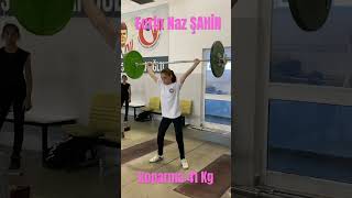 Ecrin Naz ŞAHİN Koparma 41 Kg [upl. by Hollister960]