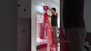 Home Decor Curtain 🤩 shortstrendmesshosale ytshortindiashopping diwali1millionviewshaul [upl. by Dimo]