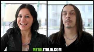 Lacuna Coil intervista doppia [upl. by Notsua]