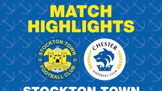 HIGHLIGHTS  Stockton Town 11 Chester FC [upl. by Jacques293]