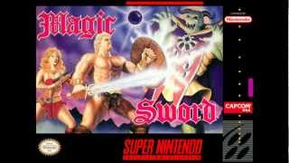 Magic Sword SNES  Game Over [upl. by Olnton]