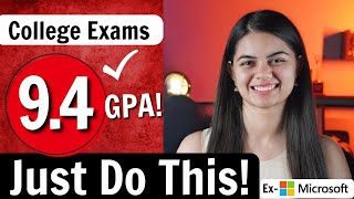 How to study for College Exams  Just do this for best GPA [upl. by Ammadas]