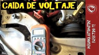 Prueba de caida de Voltaje Electricidad del auto [upl. by Starbuck]