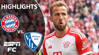 ⚽ HARRY KANES 1ST BAYERN HAT TRICK ⚽ Bayern Munich vs VfL Bochum  Bundesliga Highlights  ESPN FC [upl. by Acirt]