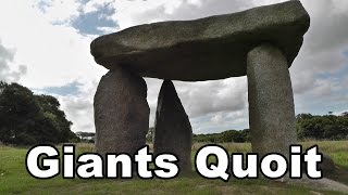 Giants Quoit aka Carwynnen Quoit  Explore Cornwall [upl. by Alleber]