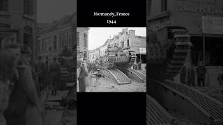 Then and Now Pictures From DDay in Normandy Part 3 history ww2 usa france [upl. by Given]