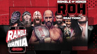 Ramble Of Honor 5924 ROH Wrestling Live Reactions [upl. by Resarf]