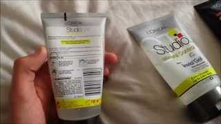 Loreal StudioLine Hair Gel Review 3 Types [upl. by Strickler944]