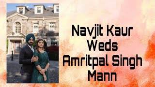 Navjit Kaur Weds Amritpal Singh Mann Live By Gurjit Film Production Call  9915017917 [upl. by Atirhs990]