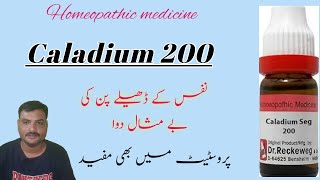 Homeopathic medicine for man  caladium 200  caladium benefits [upl. by Onitnevuj]