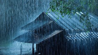 Put YOU to Sleep Instantly with Heavy Rain on Metal Roof amp Thunder Sounds  Relaxing White Noise [upl. by Oninrutas292]