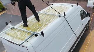 Fitting out my HUGE new van for PRESSURE WASHING [upl. by Aihpos811]