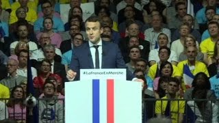 E Macron a officiellement lancé sa campagne présidentielle [upl. by Vas]