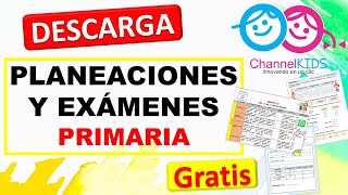 PLANEACIONES Y EXÁMEN DIAGNÓSTICO DE PRIMARIA DESCARGA GRATIS EXAMENES [upl. by Nohtanhoj]