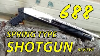 688 Spring Type Shotgun quotPellet Gunquot Airsoft PHP 200 Palengke Price Shooting Test And Review [upl. by Enamart]