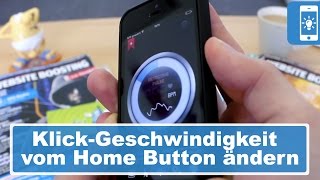 KlickGeschwindigkeit des Home Buttons ändern  iPhoneTricksde [upl. by Ahsinaw]