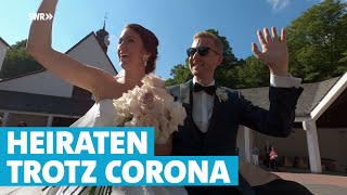 Heiraten trotz Corona Krisenfeste HochzeitsMode aus Koblenz [upl. by Oiluarb]