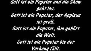 OomphGott ist ein Popstar Lyrics [upl. by Ythomit]