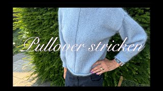 ⭐️ Kuscheligen Pullover stricken Anleitung 🧶 [upl. by Ylatan]