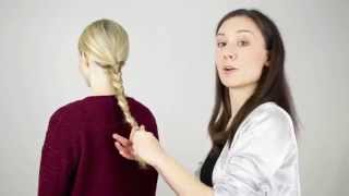 Haare flechten  Basic einfacher geflochtener Zopf  Flechtfrisur  Tutorial [upl. by Yenffad]