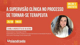 A supervisão clínica no processo de tornarse terapeuta [upl. by Korff498]