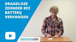 Hoe VERVANG ik een BATTERIJ in de STORK DRAADLOZE BEDIENING  Ventilatielandnl [upl. by Annekahs]