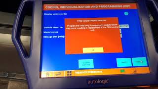 Autologic Bluebox 2011 BMW 328i programing SRS module [upl. by Nylloc]