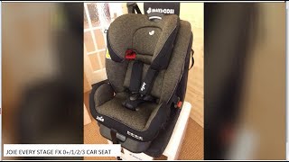 Joie Every Stage FX 0123 Car Seat Review  BuggyPramReviews [upl. by Latrice306]