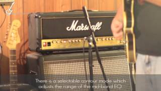 Quick Clip Marshall 6100 Demo with Gibson Les Paul [upl. by Irahs537]