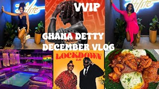 DETTY DECEMBER Ghana vlog 2023 part 1 Bhim BackStage concert  Behind the scenes with Camidoh… [upl. by Ailecra]