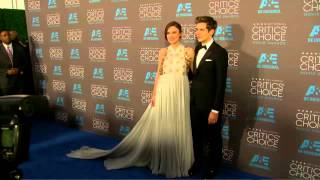 Critics Choice Awards 2015 Keira Knightley Red Carpet  ScreenSlam [upl. by Sutniuq639]