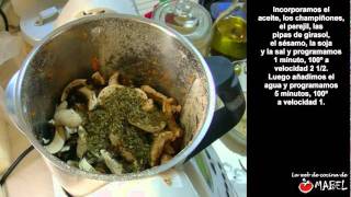 Hamburguesas de soja con Thermomix  La web de cocina de Mabel [upl. by Jany]