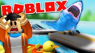 Roblox  BECOMING A SHARK AND EATING EVERYTHING IN ROBLOX  Roblox Sharkbite Gameplay [upl. by Waring]