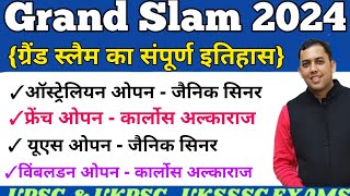 Current Affairs 2024  Grand Slams Winners List of Grand Slam 2024 Current AffairsGrand Slam MCQs [upl. by Eide]