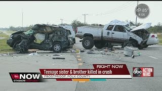 Crash kills Frostproof brother and sister injures three others [upl. by Notlad829]