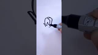 how to draw a flower easily art easydrawing drawing howtodraw flower flowers [upl. by Tnafni]