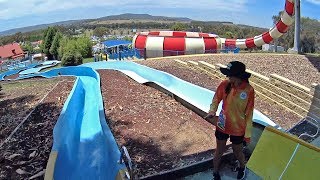 Splashing Water Slide at Funfields [upl. by Htaek]