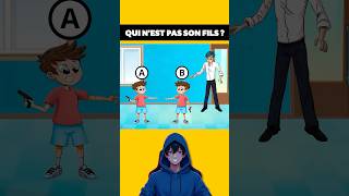 Qui n’est pas son fils  quiz heroquiz minecraft enigmes shorts tiktok humour [upl. by Sidoeht]