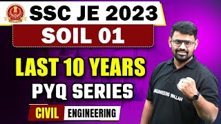 SSC JE 2023  Soil Mechanics  01  SSC JE Previous Year Question Paper  Civil Engineering [upl. by Ruhtua]