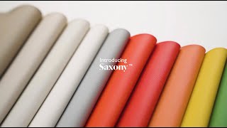 Presenting Saxony New Ecosense coated fabric by Spradling USA [upl. by Fenton]