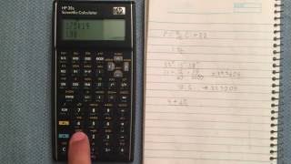 HP 35s Trigonometric Functions [upl. by Manuel]