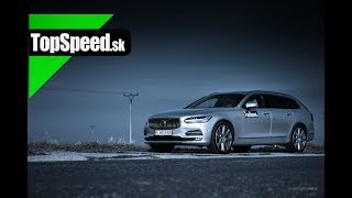 Test Volvo V90 D5 AWD  TOPSPEEDsk [upl. by Nahama]