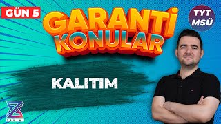 6 GÜNDE TYTMSÜ FKB GARANTİ KONULAR KAMPI  BİYOLOJİ  5 GÜN [upl. by Lerrad934]