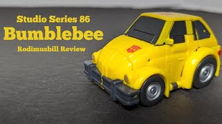 Transformers Studio Series 86 29 Deluxe Bumblebee Figure  Rodimusbill Review [upl. by Trik475]