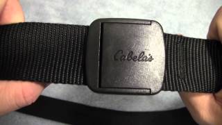 Cabelas  Bison Designs TLok Belt  Quick Release Buckle Belt [upl. by Einnos428]