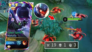 DONT BE AFRAID PICKING NATALIA AGAINST SABER 💀  TOP GLOBAL NATALIA GAMEPLAY  MLBB [upl. by Cade195]