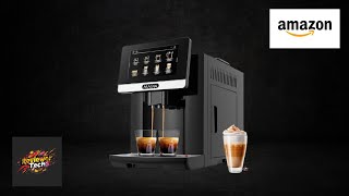 Zulay Magia Super Automatic Coffee Espresso Machine  Durable Espresso Machine With Grinder Review [upl. by Arahsit]