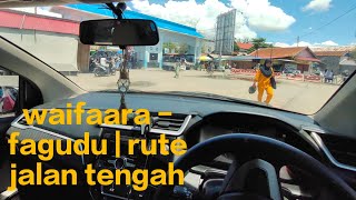 Driving POV BRIO SATYA  Waifaara  Fagudu rute jalan tengah [upl. by Ylla538]